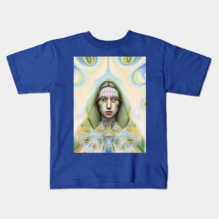 Dosed in the Machine (5) - Trippy Psychedelic Art Kids T-Shirt